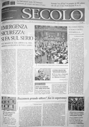 venerdì 6 febbraio 2009