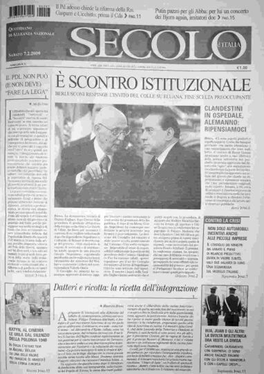 sabato 7 febbraio 2009