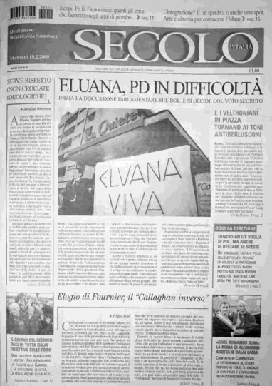 martedì 10 febbraio 2009