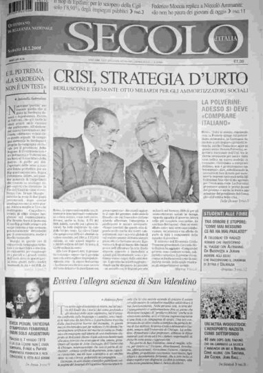 sabato 14 febbraio 2009