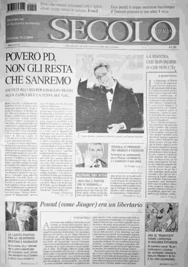 giovedì 19 febbraio 2009