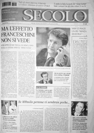 martedì 24 febbraio 2009