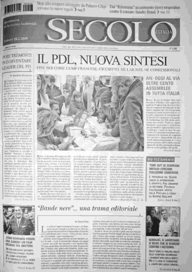 sabato 28 febbraio 2009