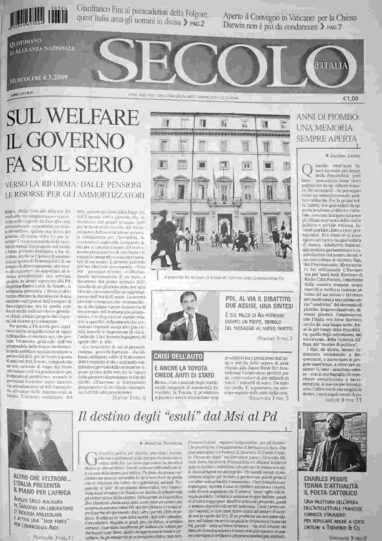 mercoledì 4 marzo 2009