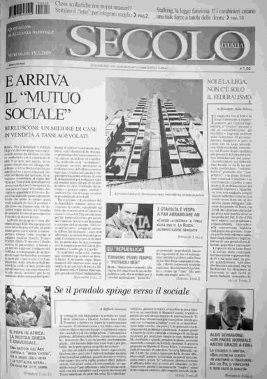 mercoledì 18 marzo 2009