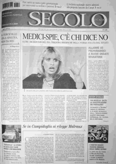 giovedì 19 marzo 2009