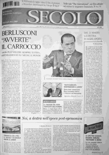 venerdì 20 marzo 2009