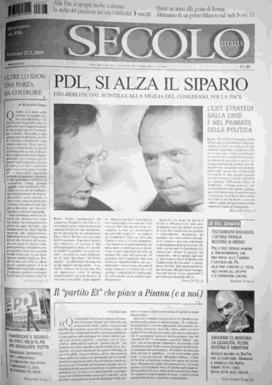 venerdì 27 marzo 2009