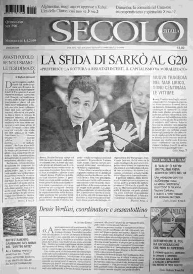 mercoledì 1 aprile 2009