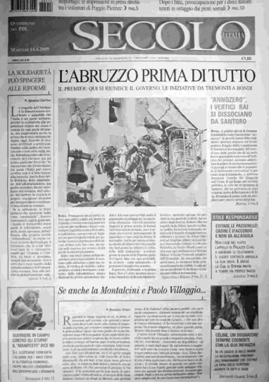 martedì 14 aprile 2009