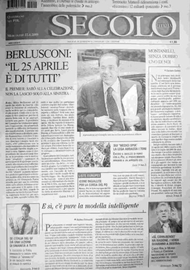 mercoledì 22 aprile 2009