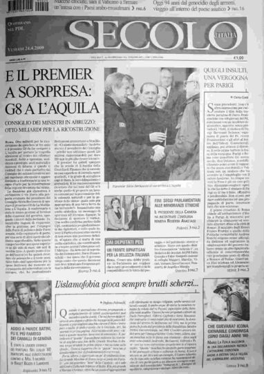 venerdì 24 aprile 2009