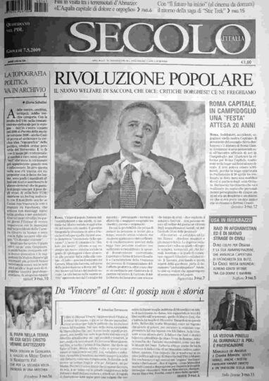 giovedì 7 maggio 2009