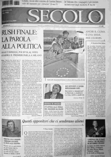 giovedì 4 giugno 2009