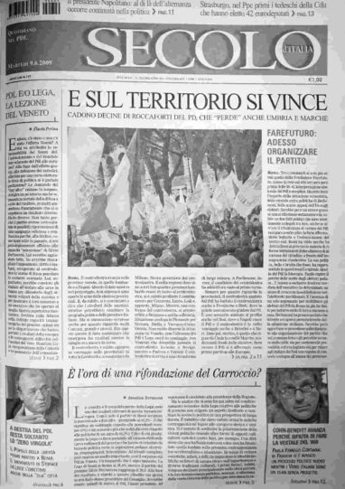 martedì 9 giugno 2009