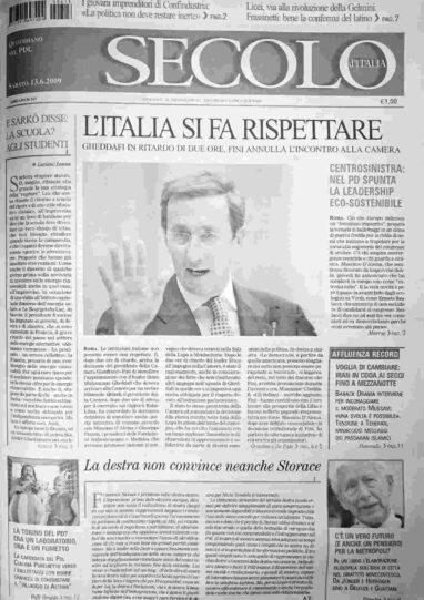 sabato 13 giugno 2009