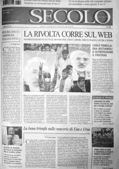 giovedì 18 giugno 2009