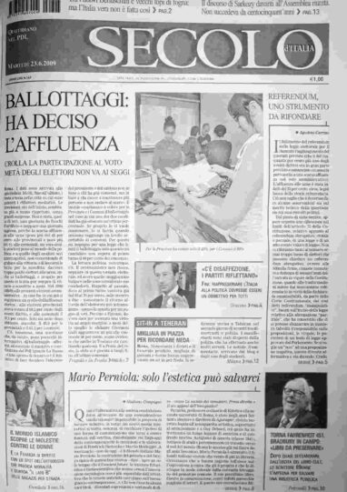 martedì 23 giugno 2009