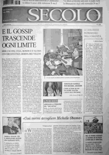 sabato 27 giugno 2009