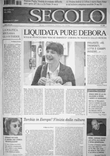 giovedì 2 luglio 2009