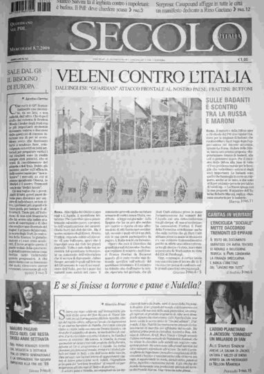 mercoledì 8 luglio 2009