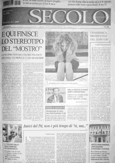 martedì 14 luglio 2009