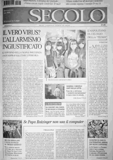 martedì 21 luglio 2009