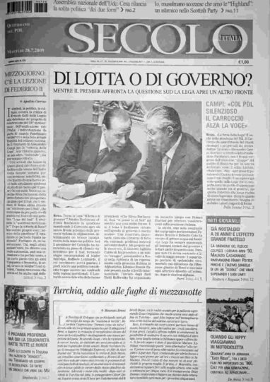 martedì 28 luglio 2009