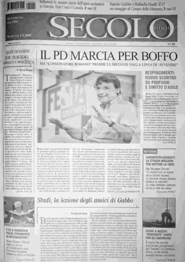 martedì 1 settembre 2009
