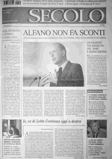 sabato 12 settembre 2009