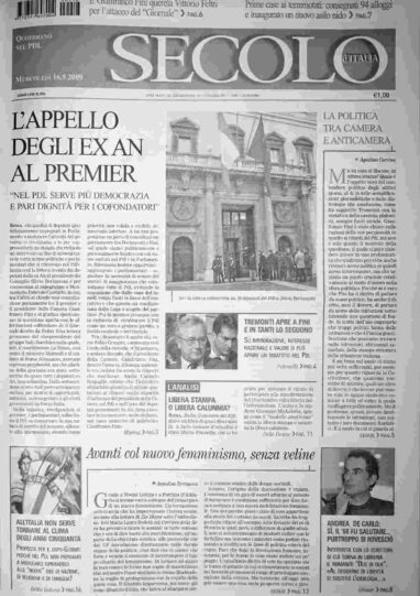 mercoledì 16 settembre 2009