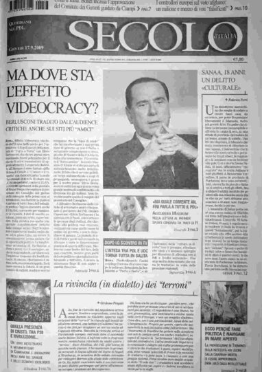 giovedì 17 settembre 2009