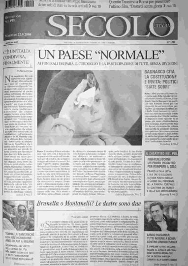 martedì 22 settembre 2009