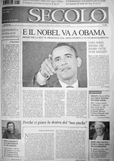 sabato 10 ottobre 2009