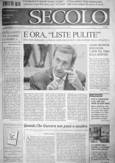 sabato 7 novembre 2009