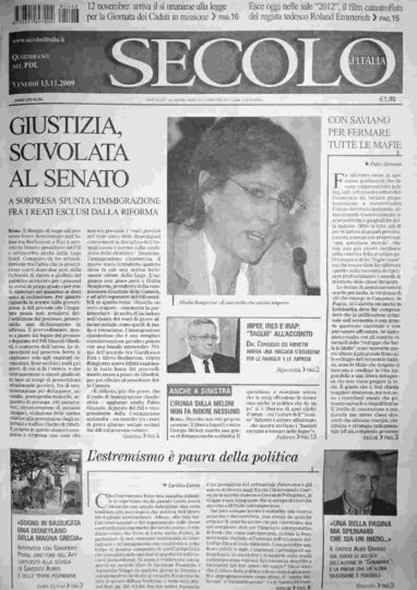 venerdì 13 novembre 2009