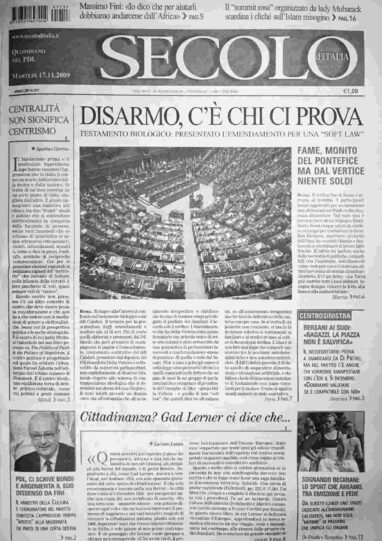 martedì 17 novembre 2009