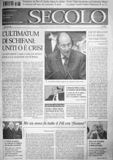 mercoledì 18 novembre 2009