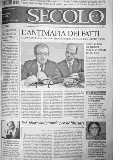 giovedì 10 dicembre 2009