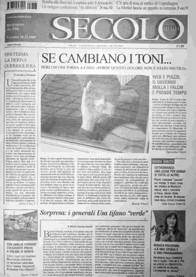 venerdì 18 dicembre 2009