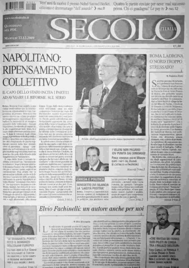 martedì 22 dicembre 2009