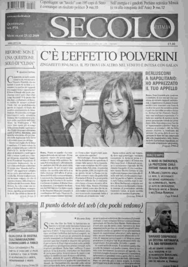 mercoledì 23 dicembre 2009