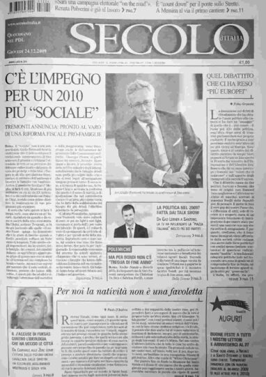 giovedì 24 dicembre 2009