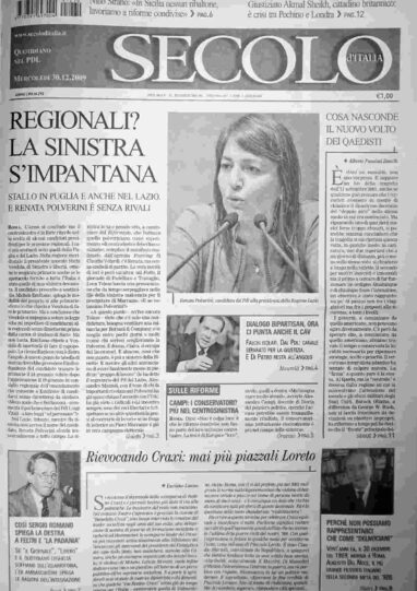 mercoledì 30 dicembre 2009