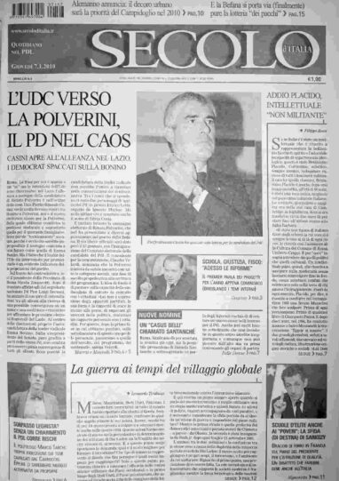 giovedì 7 gennaio 2010