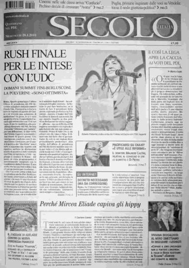 mercoledì 20 gennaio 2010