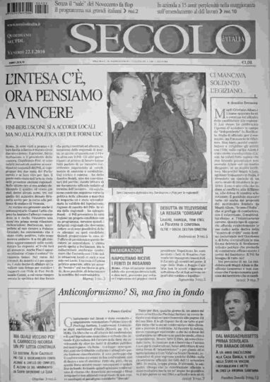 venerdì 22 gennaio 2010