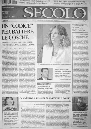 venerdì 29 gennaio 2010