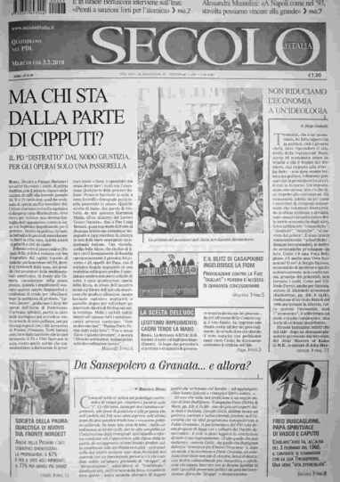 mercoledì 3 febbraio 2010