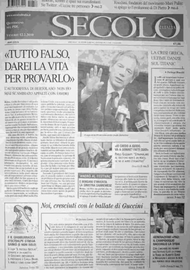 venerdì 12 febbraio 2010